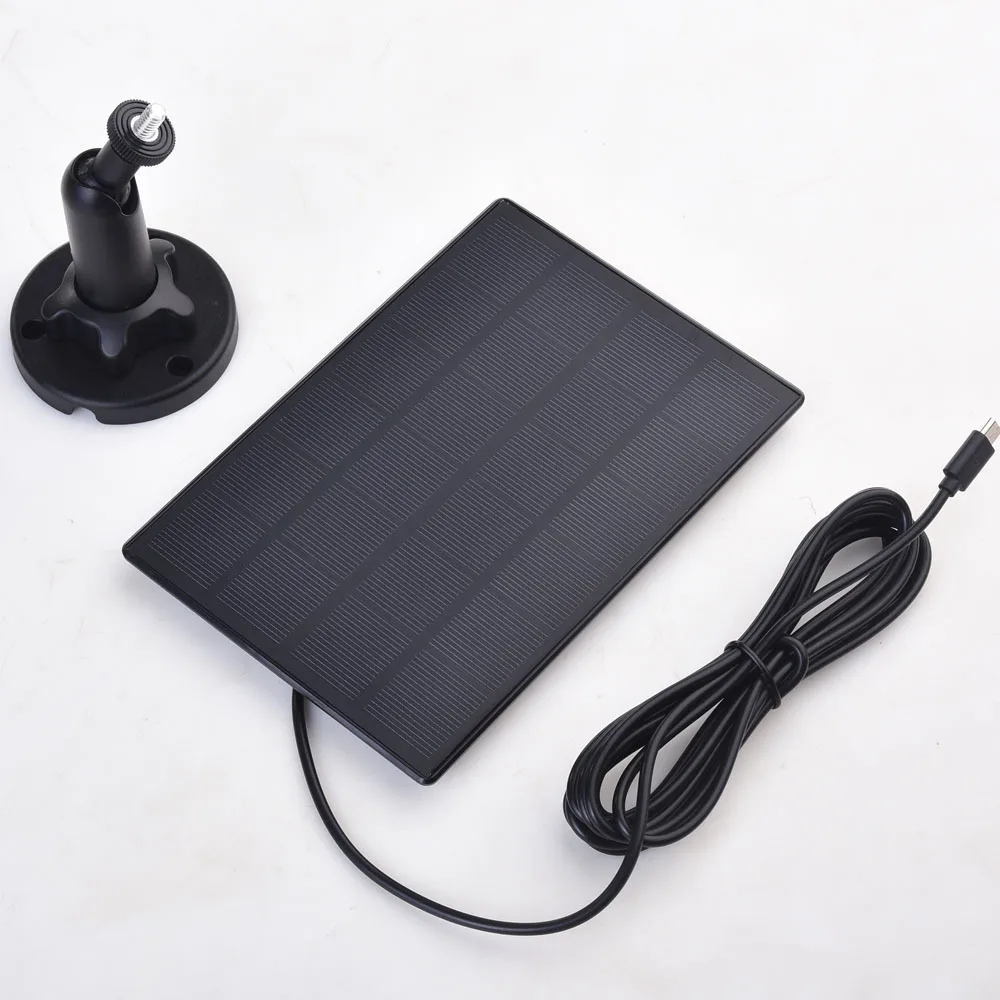 5v 3 3w solar panel charger with 3 meter cable micro usb solar charger with stands emergency phones charger solar free global shipping