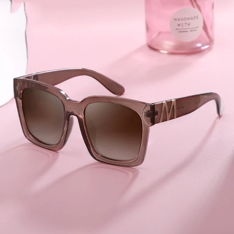 

Солнечные очки в винтажном стиле для мужчин и женщин, поляризационные зеркальные солнечные аксессуары в квадратной оправе, роскошные брендовые дизайнерские, в большой оправе, для путешествий