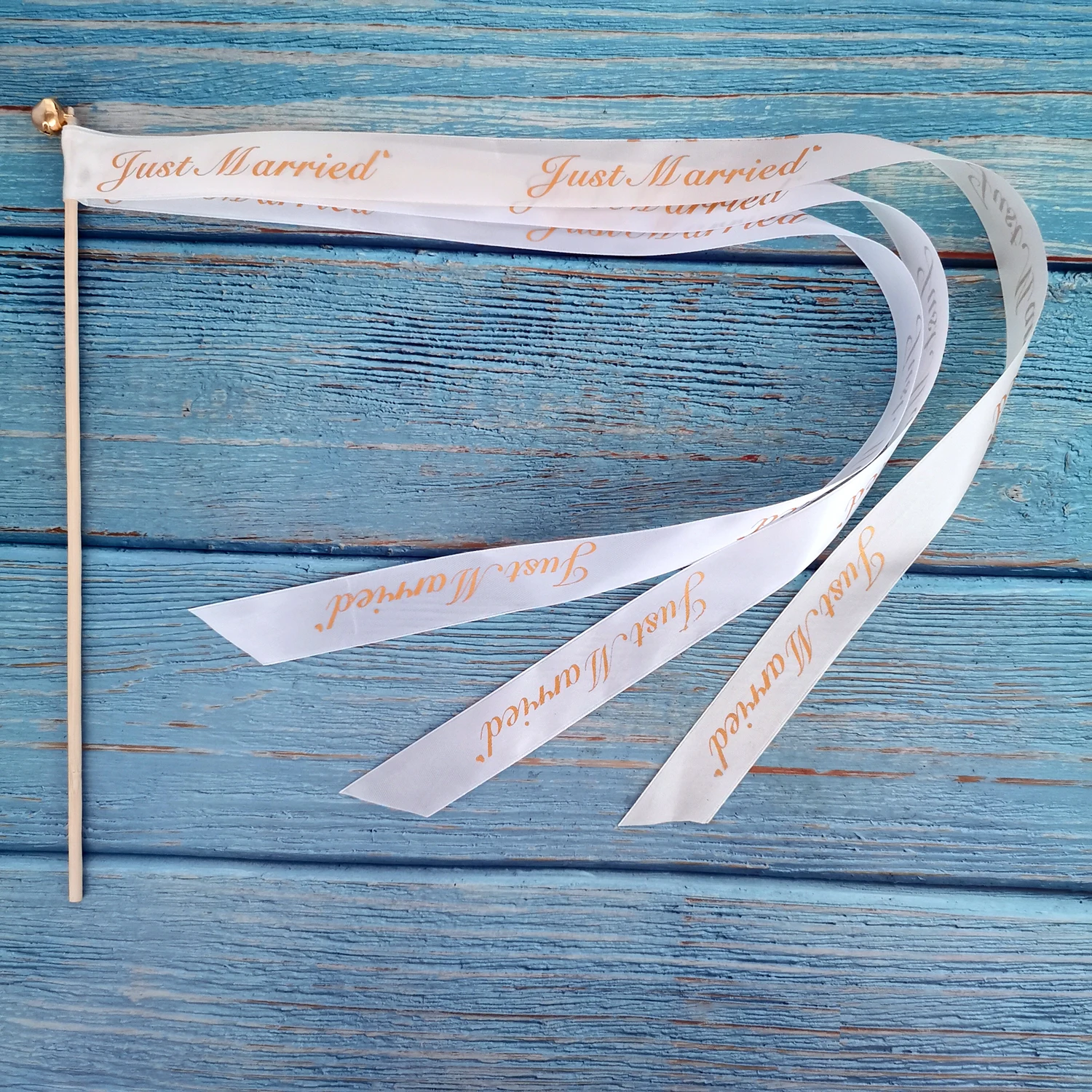 50 шт цвета слоновой кости белые свадебные ленты палочки только что замужние