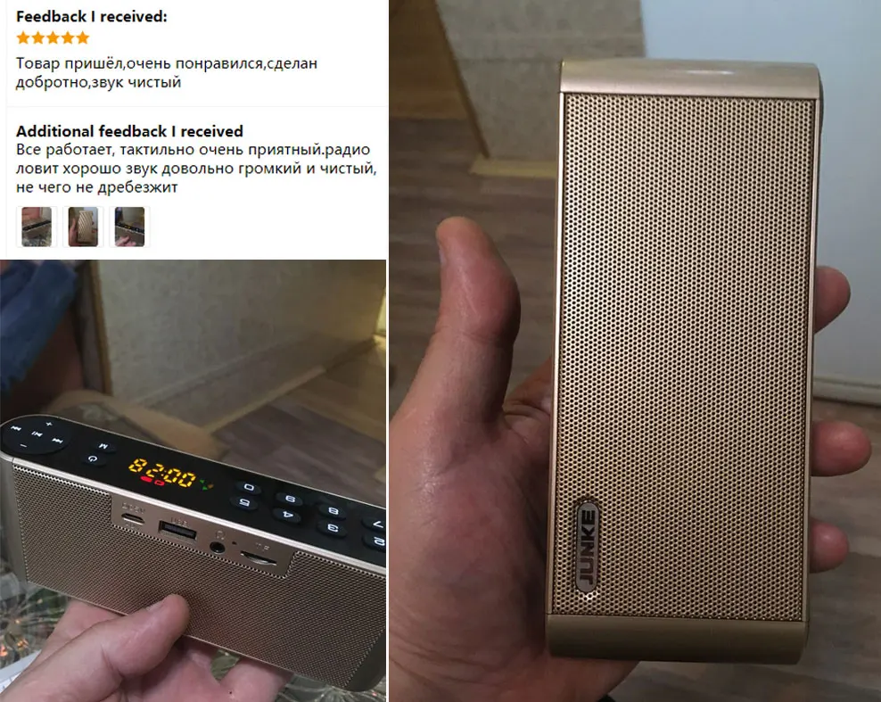 JUNKE HIFI Bluetooth стерео динамик Портативный беспроводной супер бас двойной Саундбар с микрофоном TF USB FM радио USB звуковая коробка колонка