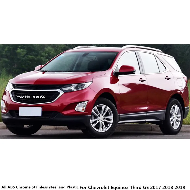 

Car Styling Cover Stick Trim Door Inner Handle Bowl Frame Lamp 4pcs For Chevrolet Equinox Third GE 2017 2018 2019 2020