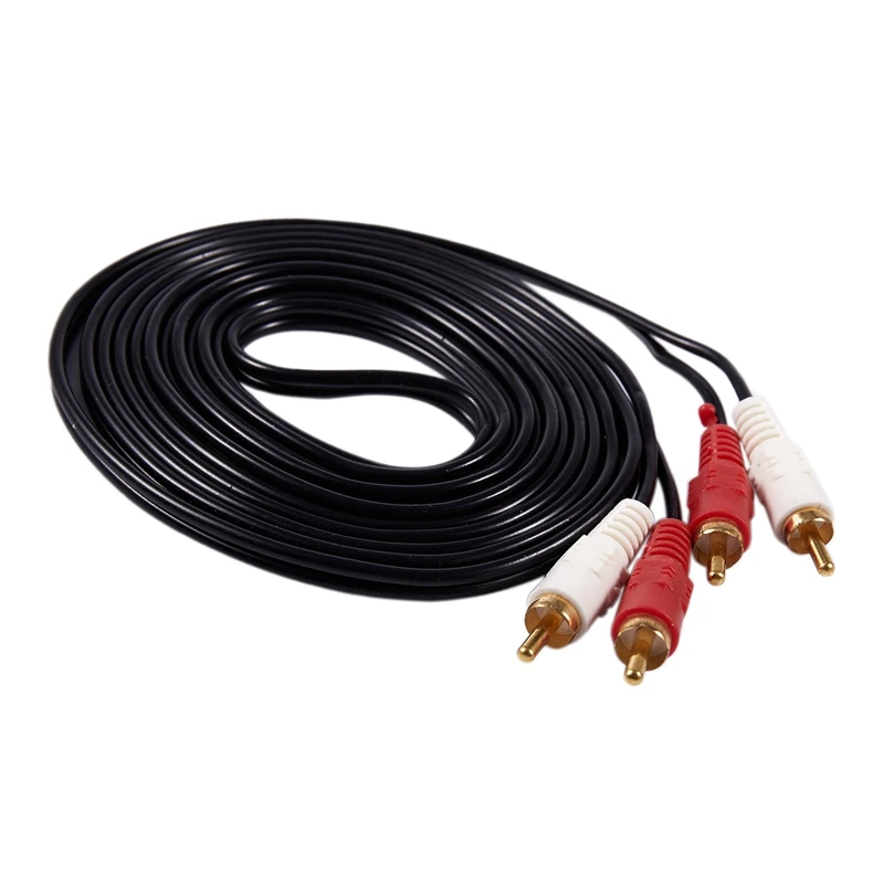 3m/10ft 2 RCA штекер Мужской Двойной Стерео AV Аудио Видео кабель Шнур|Кабели HDMI| |