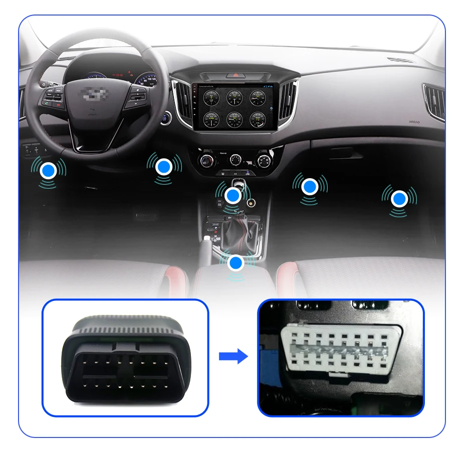 Автомобильный мини-сканер ELM327 Bluetooth-совместимый адаптер 4 0 OBD2 V3 диагностический