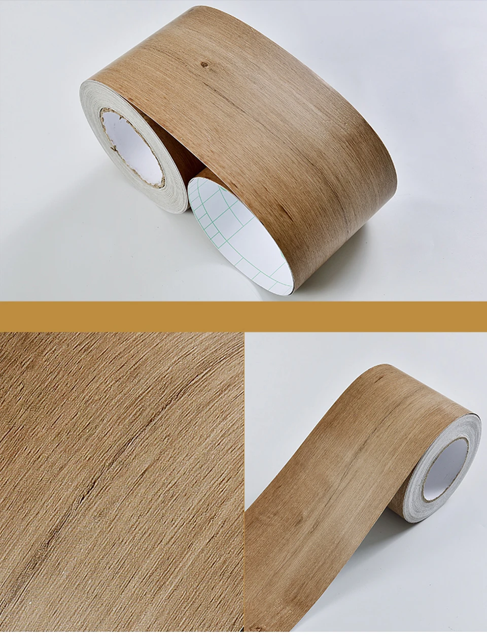 DIY самоклеящаяся напольная контактная бумага деревянный стиль окантовочная линия наклейка Водонепроницаемая виниловая линия талии настенная бумага домашний декор