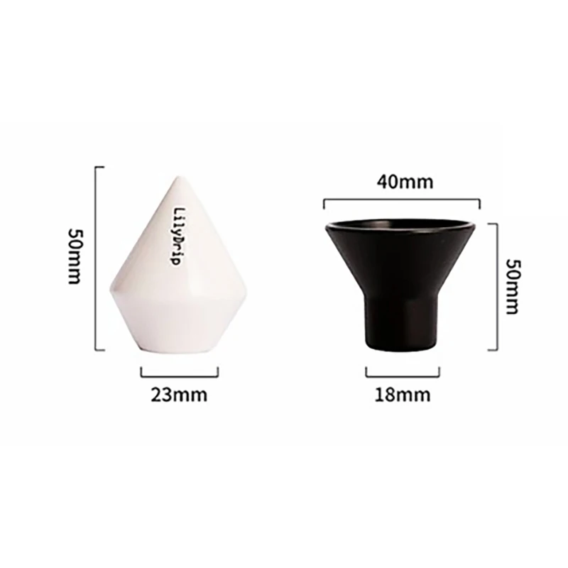

Lilydrip coffee dripper transformer brewer filter paper inverter Compatible for most cone dripper V60 brewer set help brewing