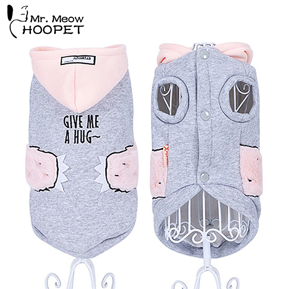 Hoopet одежда для домашних животных пальто котов костюм плюшевого медвежонка