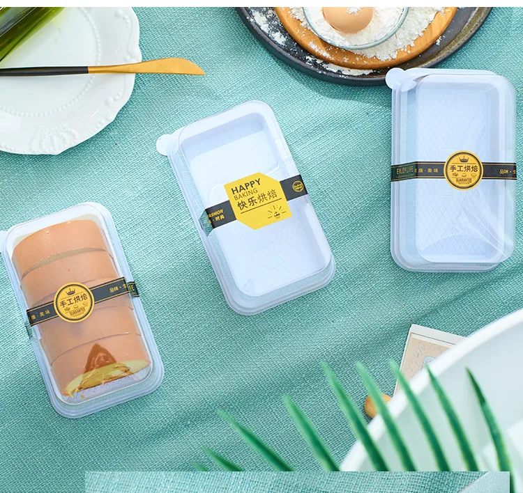 50 шт. коробка для выпечки пирожных швейцарский рулон полотенец нарезка мусса