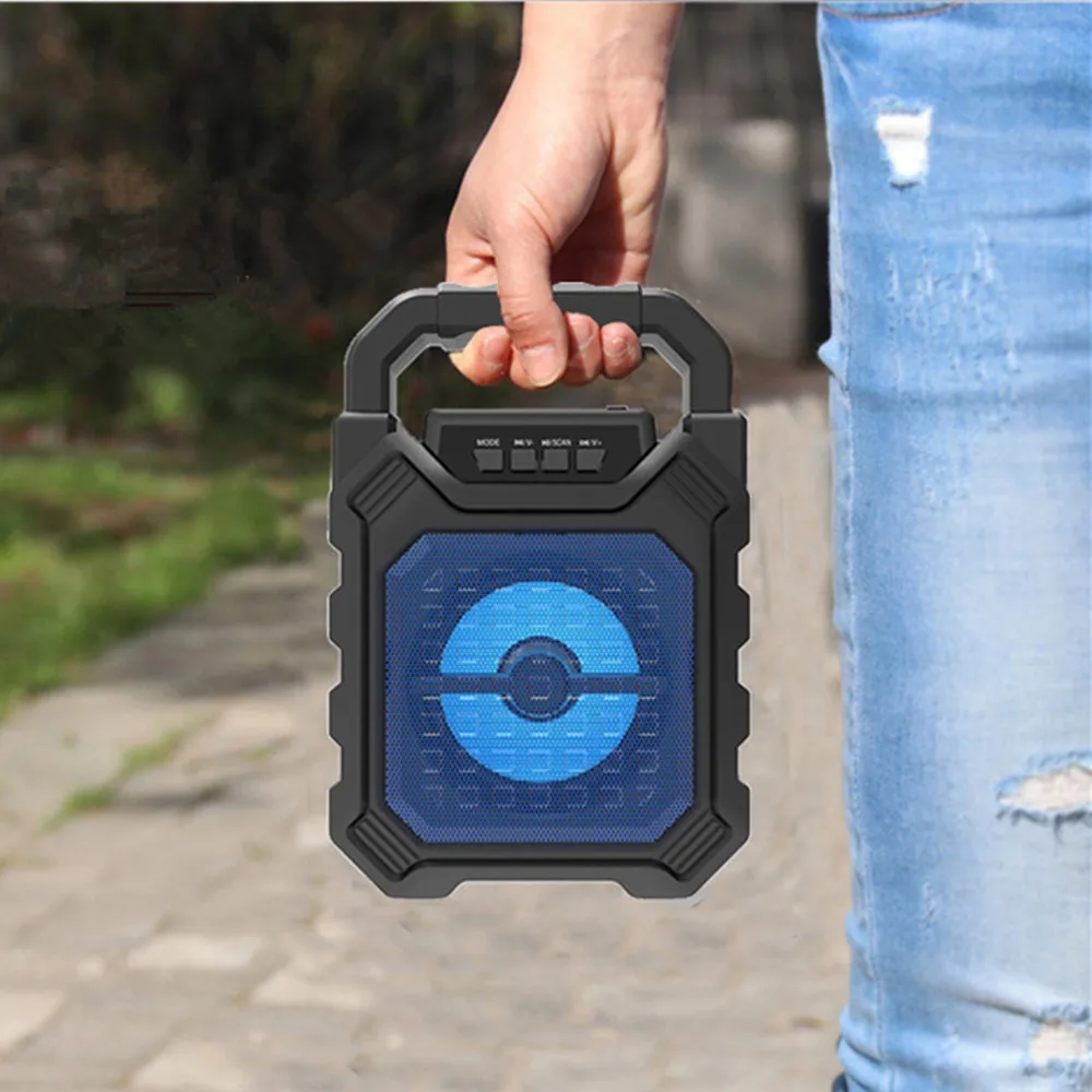 HYASIA Bluetooth динамик беспроводная звуковая система бас стерео с светодиодный