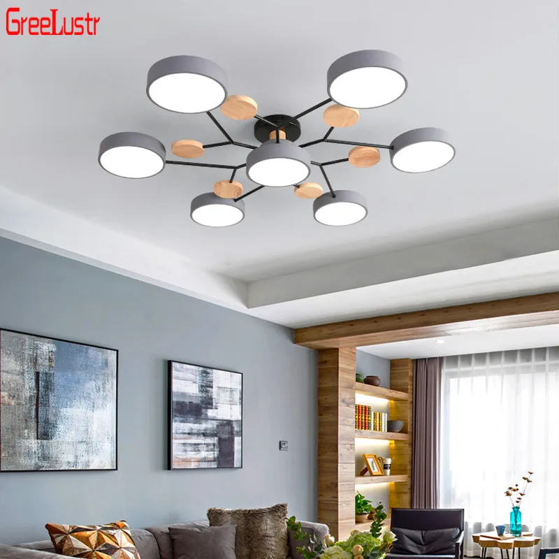 

New Arrival White Ceiling Light Fixtures Minimalist Acrylic Stylish Living Room Plafond Lamp Home Deco Indoor Lighting Lustres