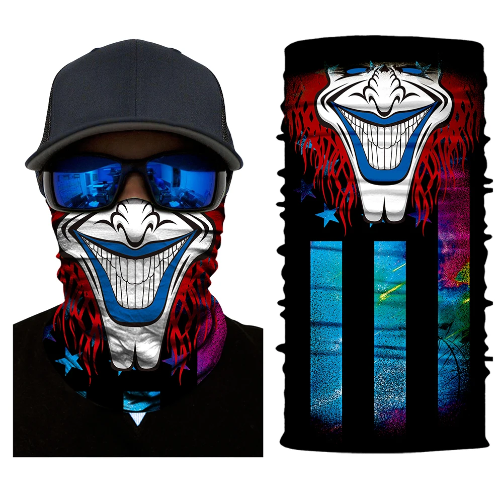 

Riding Funny 3D Face masks Motorcycle Sport Dustproof CS Masks Sports Skiing Face Balaclava Hunting Fishing Windproof Scarf Mask