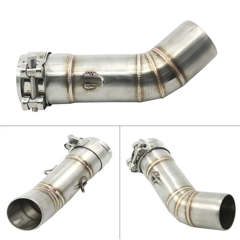 51mm Middle Exhaust Pipe Mid Link Slip On For Yamaha FZ8 FZ 8 FZ8N FZ8S F Z8 S Fazer | Автомобили и мотоциклы