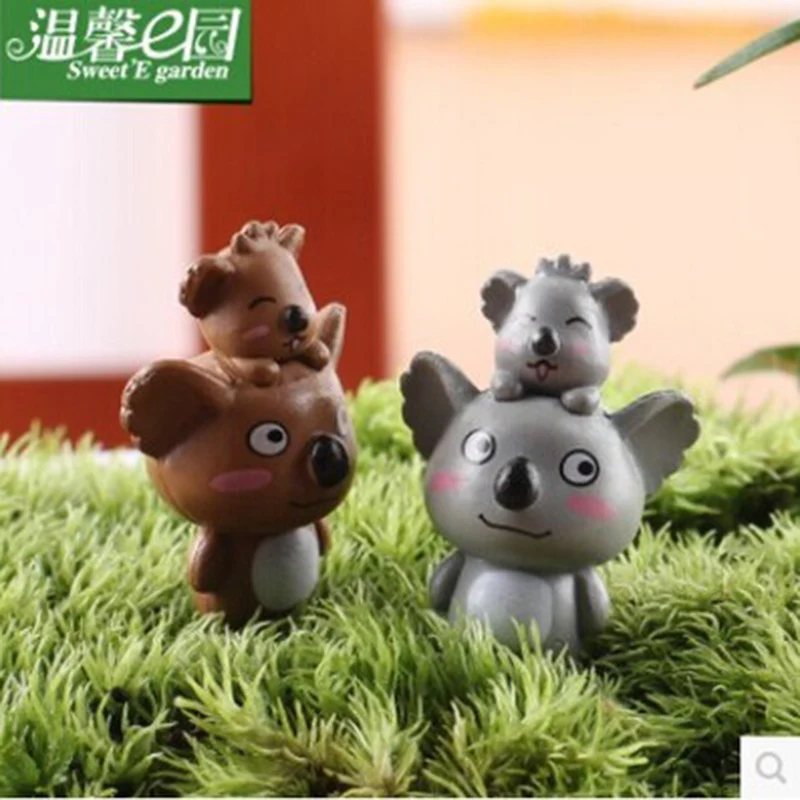 Милая фигурка коалы для мамы и сына маленькая статуэтка мини орнамент