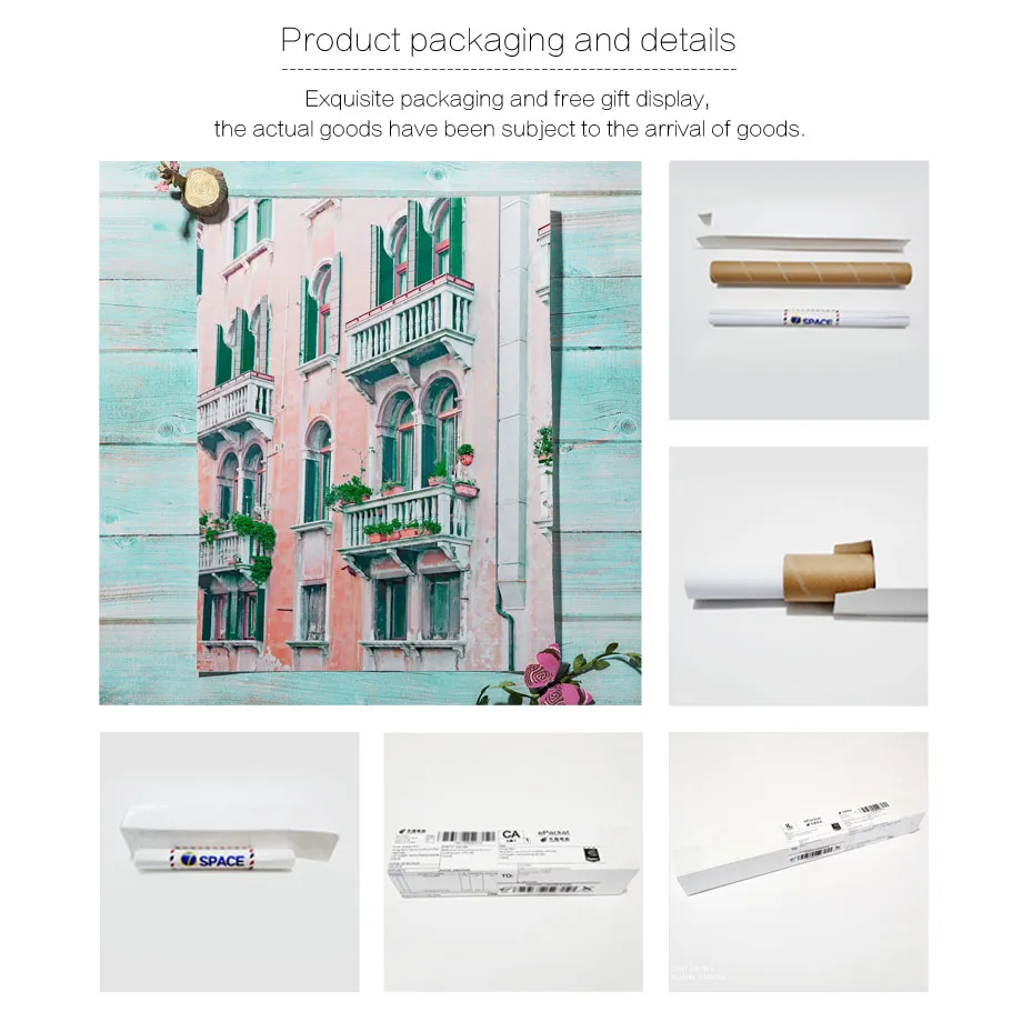 Дом оранжевый лист дерева лимонный пейзаж настенная живопись на холсте