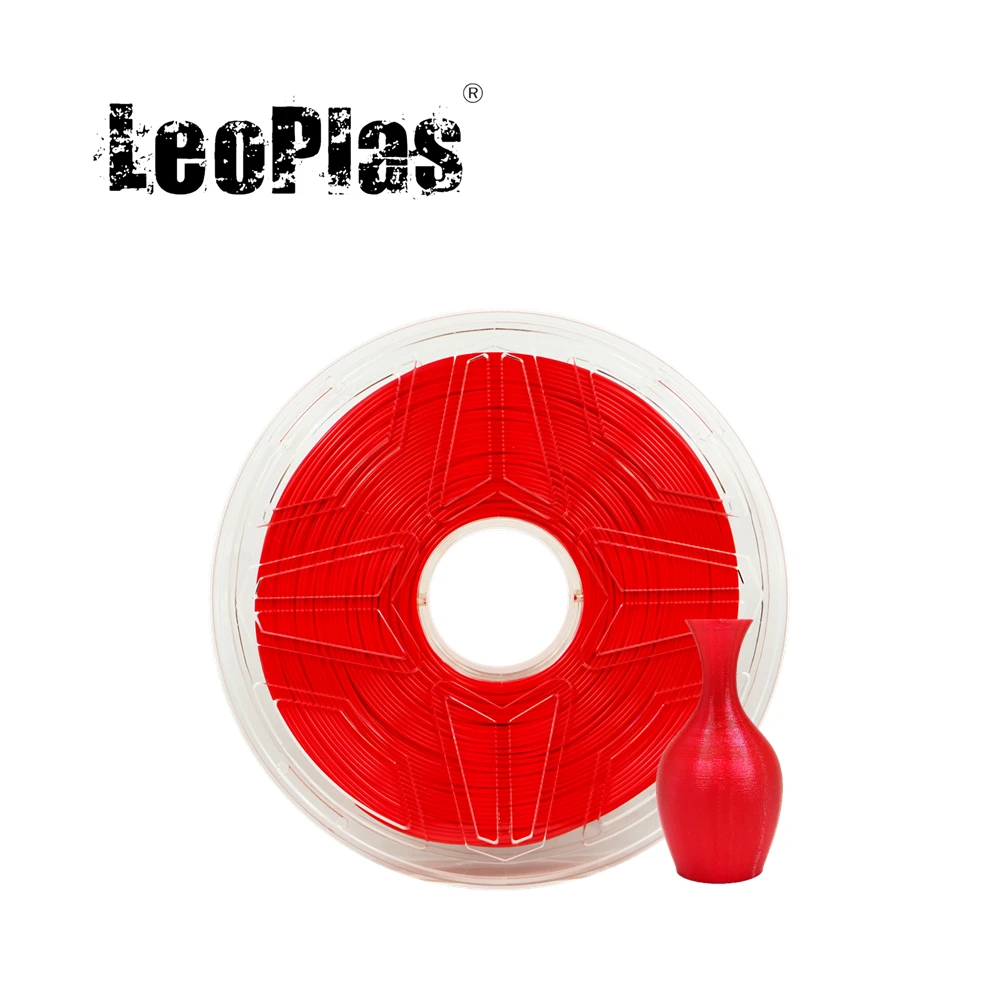 

LeoPlas 1.75mm Flexible Soft Red TPU Filament 1kg For FDM 3D Printer Pen Consumables Printing Supplies Rubber Material