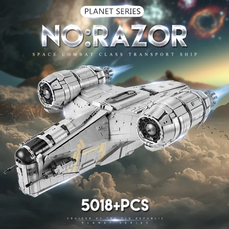 

Форма король строительные блоки Звездный план бритва Звездный Корабль наборы моделей сборные блоки детские развивающие игрушки «сделай са...