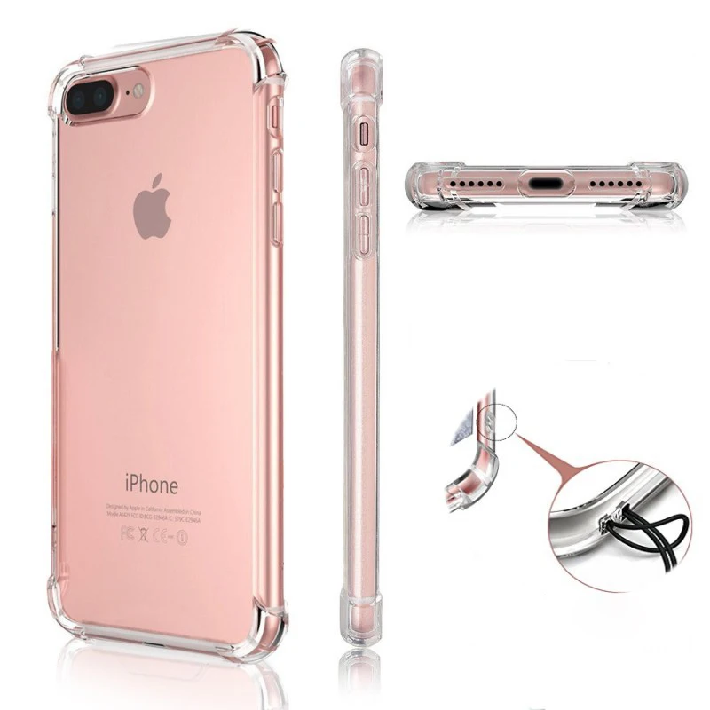 Прозрачный чехол с подушкой безопасности для iPhone 12 из ТПУ оболочка 11 Pro Max 5