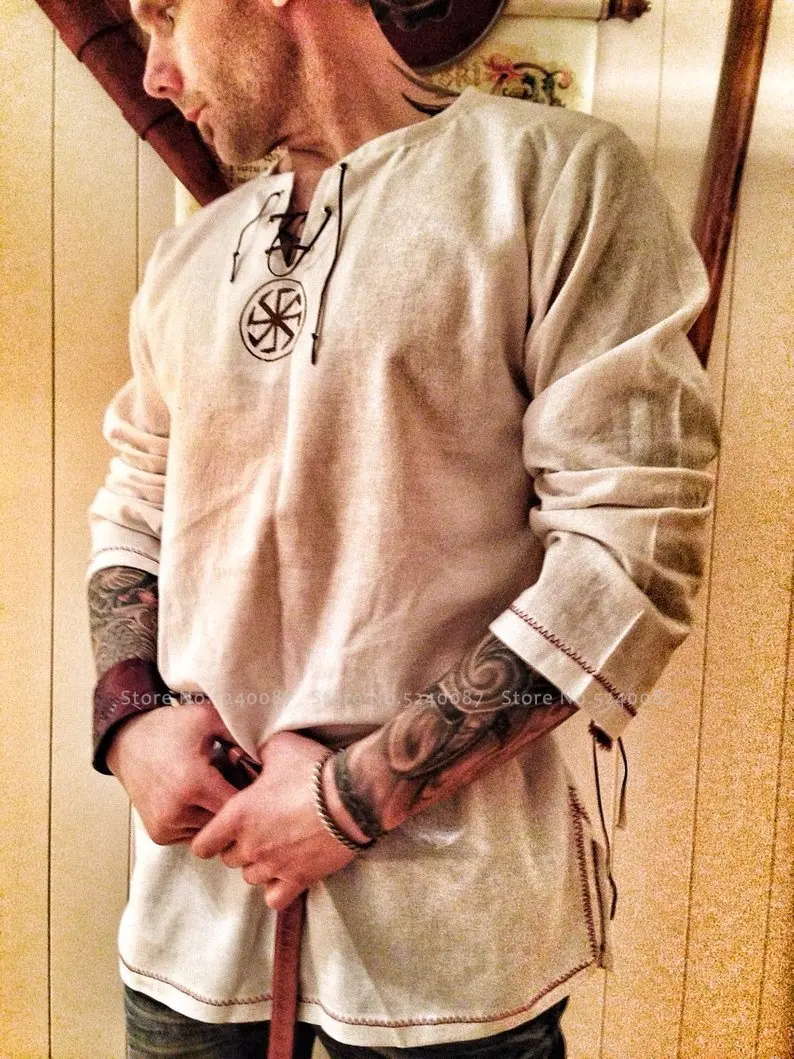 Хэллоуин средневековый славянский Рыцарь Воин Косплей искусственные мужские