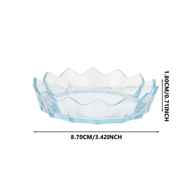 

5pcs Nail Art Palettes Nail Color Mixing Tray Nail Art Pen Display Shelf