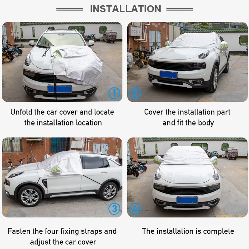 Чехол из ткани Оксфорд для автомобиля Солнцезащитный водонепроницаемый чехол