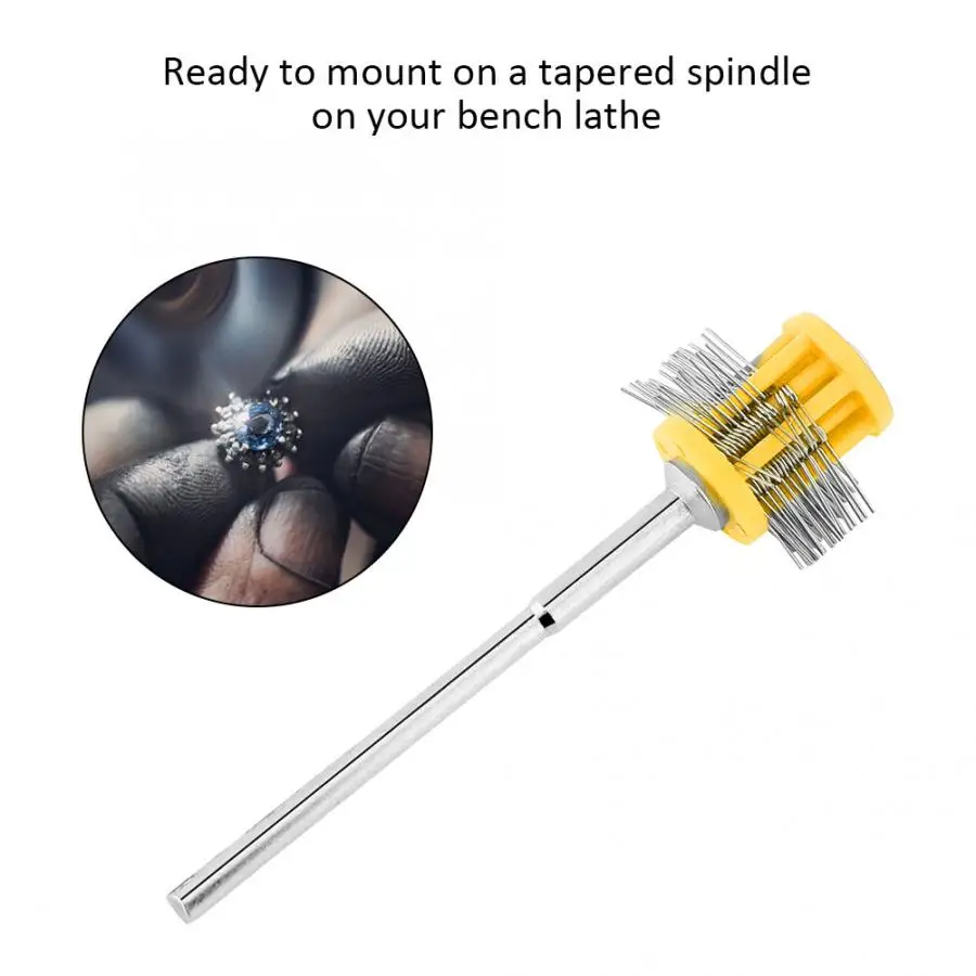 2 шт Pro texturing полировальные кисти 1 мм проволока ювелирные инструменты для