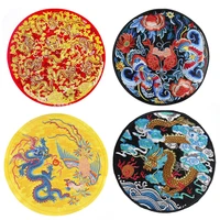chinese style dragon embroidered iron on patches accessories new arrival popular clothing cartoon badges applique sticker