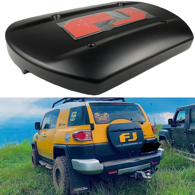 

For Toyota fj tailgate decoration Spare tire plate Fit for Toyota Fj cruiser modified spare tire cover spare tire cover