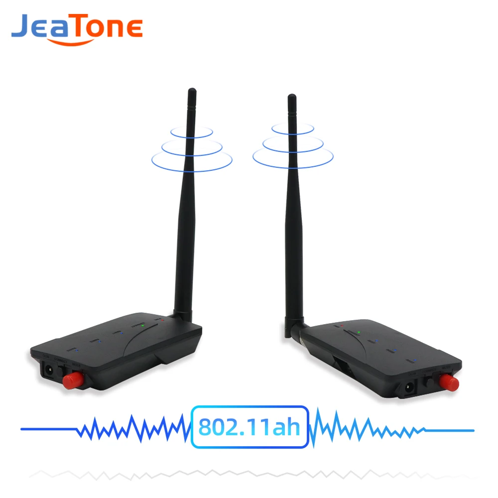 

Jeatone 1000M Cable Extender Wireless Repeater Camera WiFi Digital Signal Amplifier 2.4Ghz 802.11ah Transmitter & Receiver