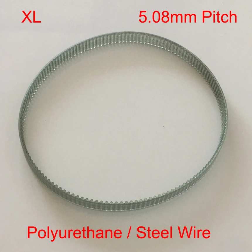 

100XL 104XL 108XL 50 52 54 T Tooth 8mm 10mm 12mm 15mm 18mm 20mm Width 5.08mm Pitch PU Steel Wire Cogged Synchronous Timing Belt