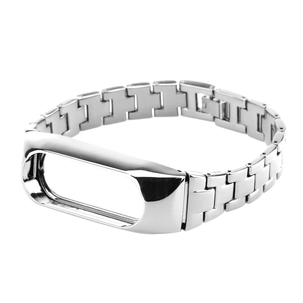 Gosear Stainless Steel Slim Replacement Watchband Bracelet Smart Wrist Strap Watch band for Xiaomi Miband Mi Band 2 Mi2 | Электроника
