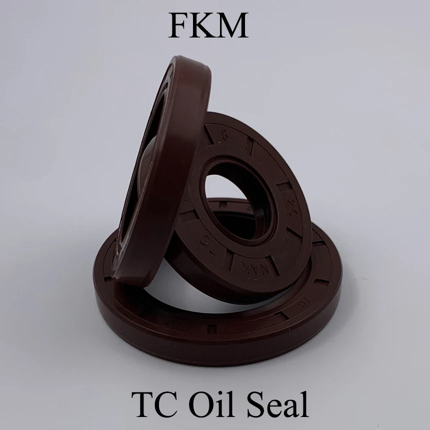 

26*35*5/5.4 26x35x5/5.4 28*35*5 28x35x5 Brown Fluoro FKM Fluorine Rubber Spring Two Lip TC Gasket Radial Shaft Skeleton Oil Seal