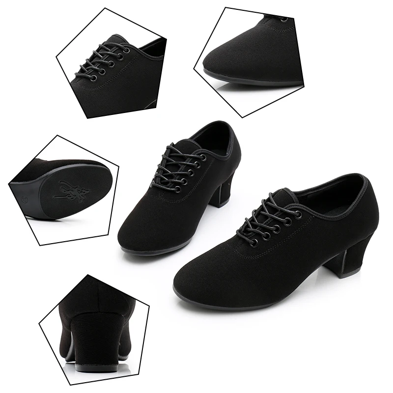 Hipposeus Женская танцевальная обувь бальные туфли pratice дышащая современные Танго