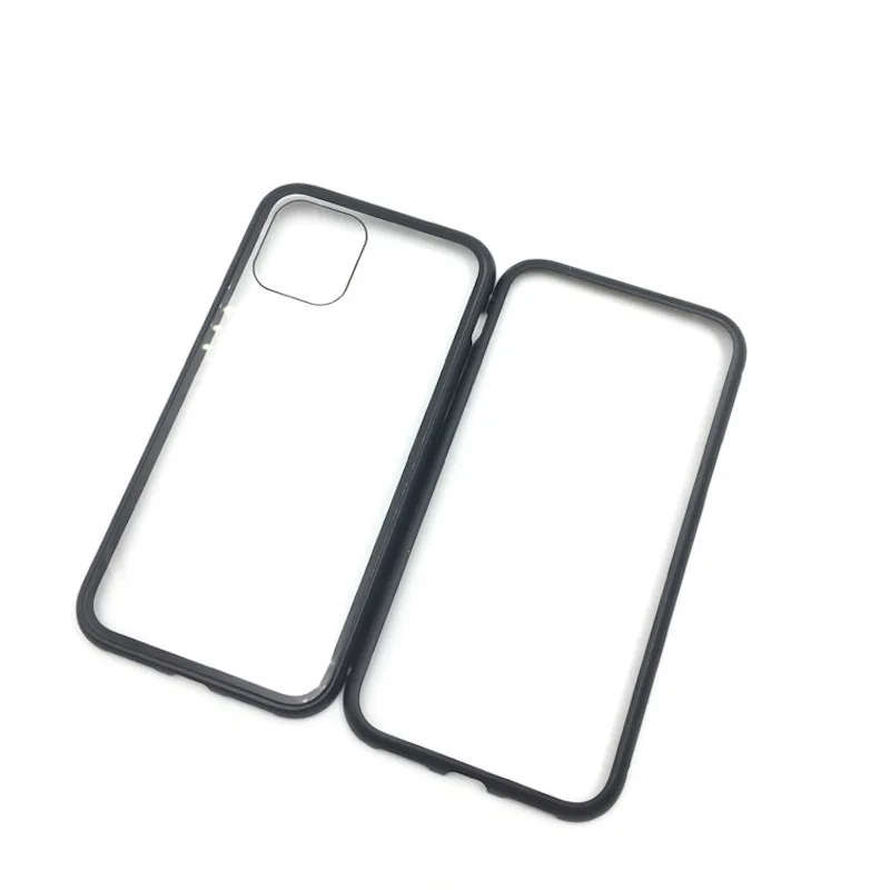 Магнитный чехол-бампер Qianliyao из закаленного стекла для телефона iPhone 11 Pro Max X XR XS 7 8
