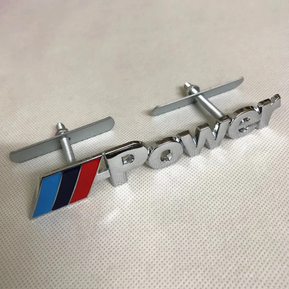 Металлическая Автомобильная передняя решетка гриль M Power 1 шт. украшение эмблема