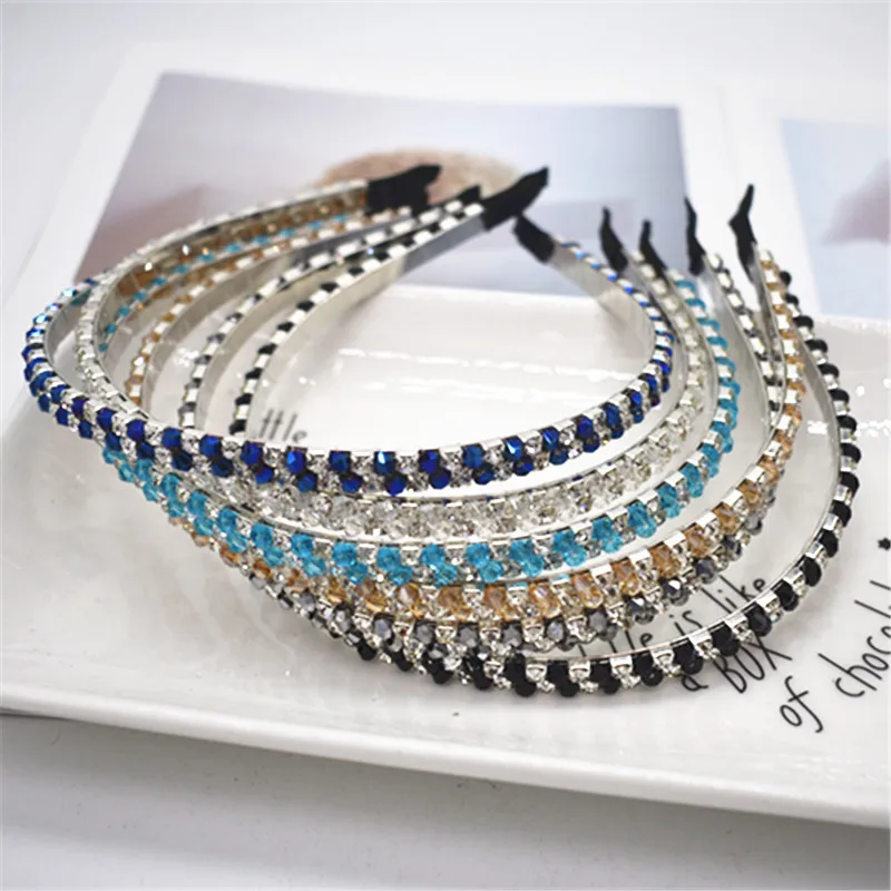 2019 Роскошная блестящая повязка для волос Стразы девушек высококачественные