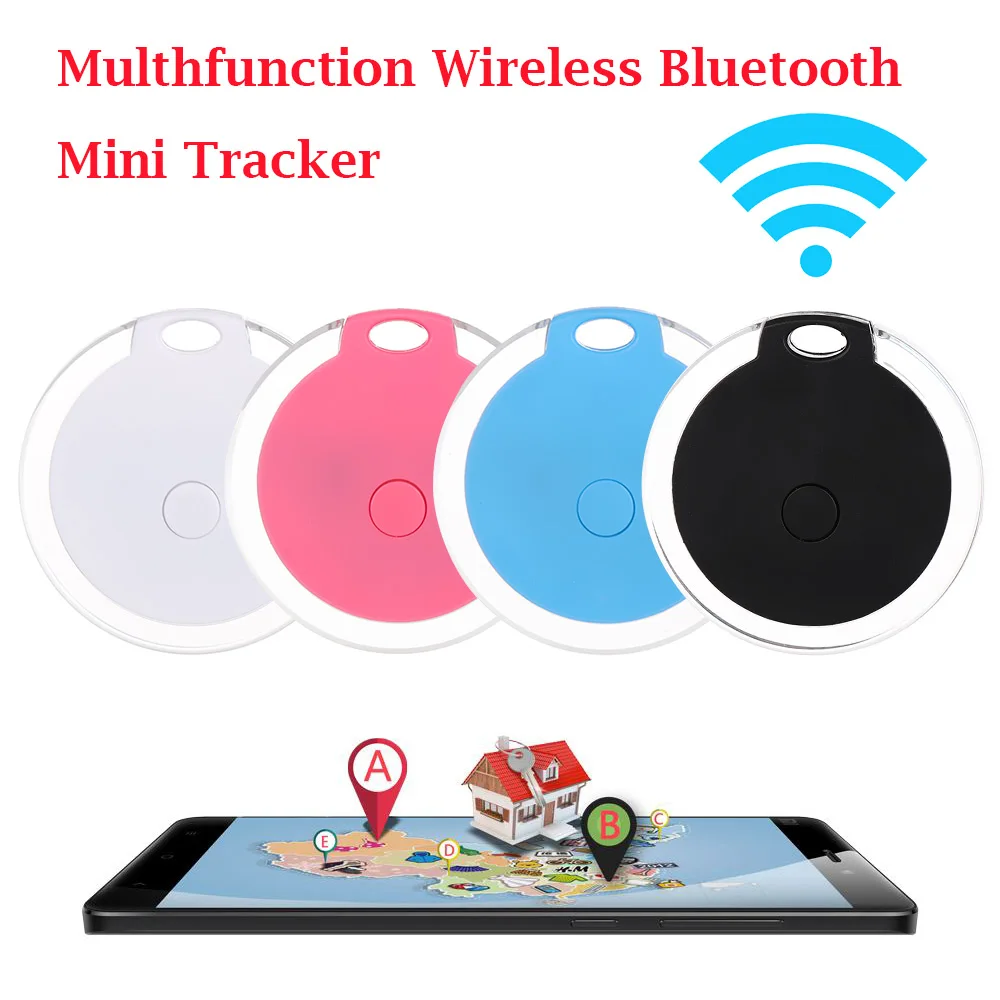 Умный мини Водонепроницаемый Bluetooth gps трекер датчик позиционирования ключ искатель автомобиля Собака Кошка Дети кошелек сумка анти-потеря сигнализации тег