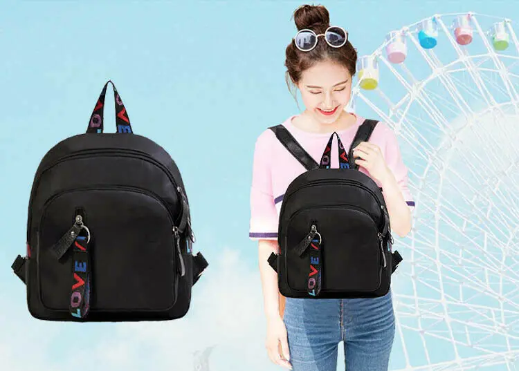 Рюкзак женский школьный однотонный для девочек-подростков | Багаж и сумки