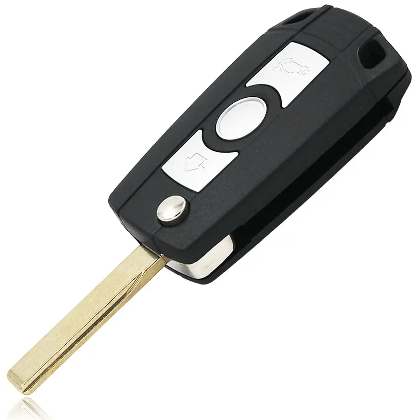 3 кнопки дистанционного флип-ключа чехол для 5 7 серии Z3 Z4 E38 E39 E46 HU92 лезвие ключа