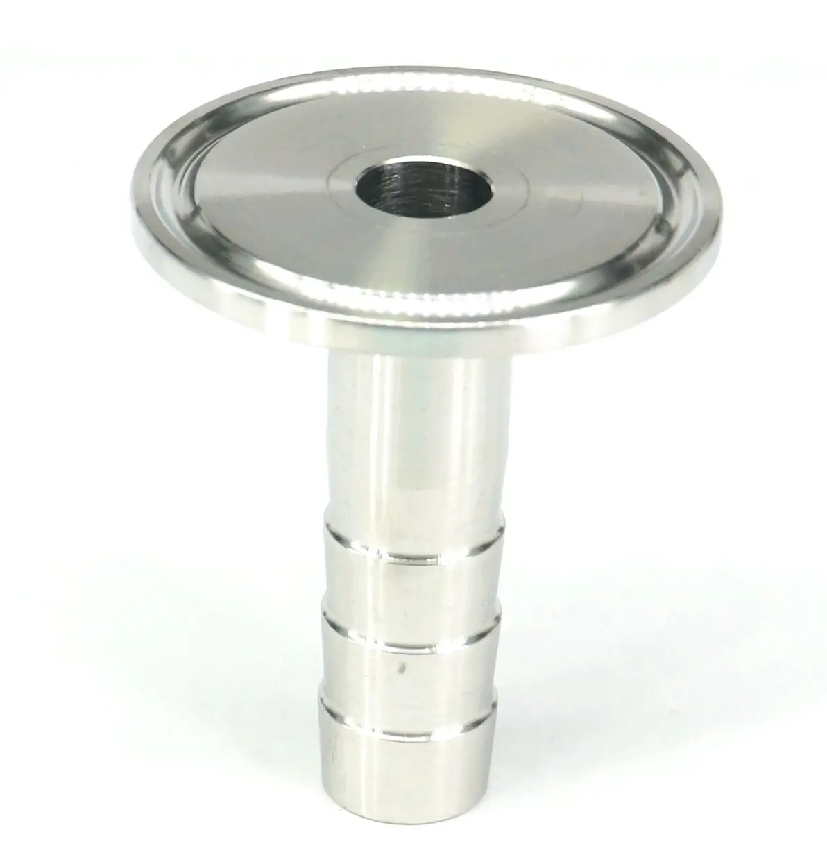 

Fit Tube I/D 10mm Barbed x 0.5" Tri Clamp 304 Stainless Steel Sanitary Hosetail Tri-Clover Fitting Homebrew Beer