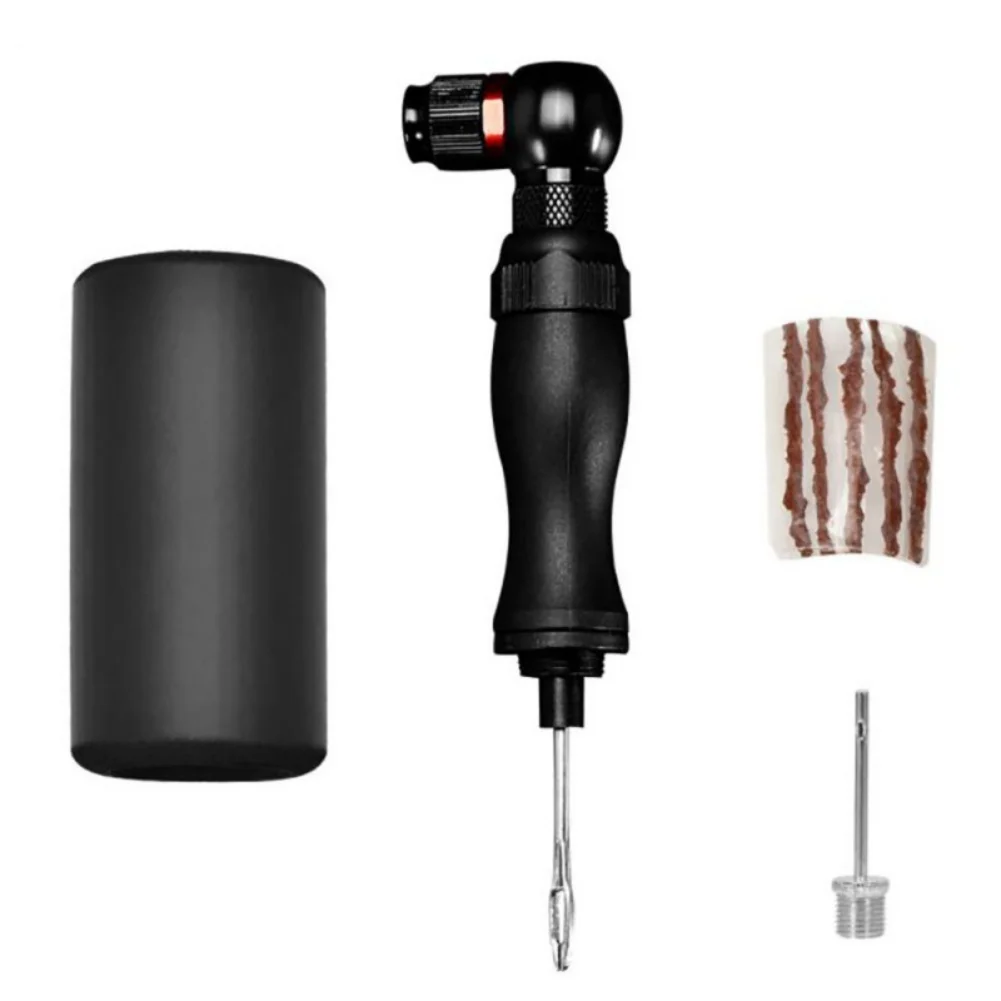 

5pcs/sets Tire Repair Rubber Strip Bicycle Tire Repair Drill Repairing Bicycle Tires Pumping Air Repair Kits for Road MTB Bike