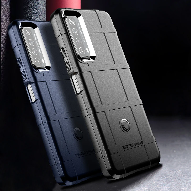 

Luxury Shockproof Armor Case For Huawei P Smart 2021 Smart S Z Pro Plus 2019 Full Protection Airbag Phone Cover Soft Shell Hull