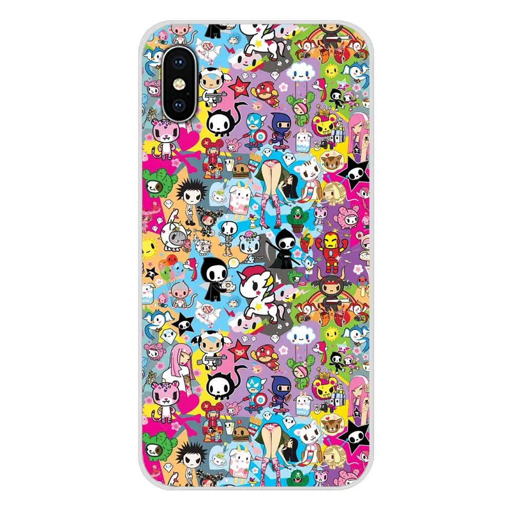 Милые японские Токидоки кактус Кот для Samsung Galaxy A3 A5 A7 A9 A8 Star A6 Plus 2018 2015 2016 2017