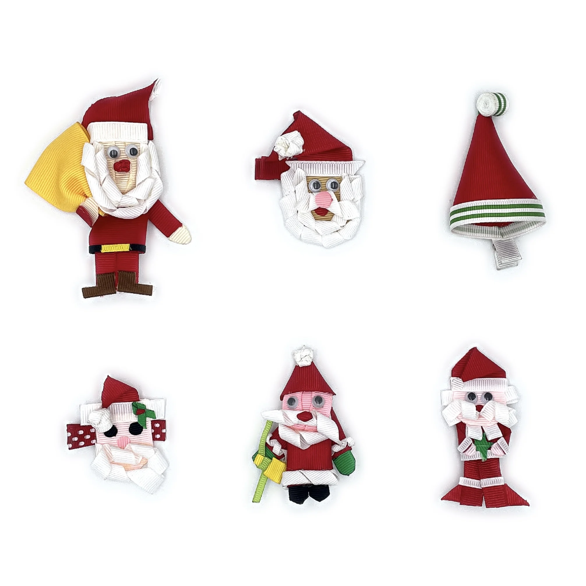 

Hair Clips for Girl 50PCS 2 Inch Bug Hair Accessories Bow Santa Claus Christmas Ribbon Hand Customize Wholesale
