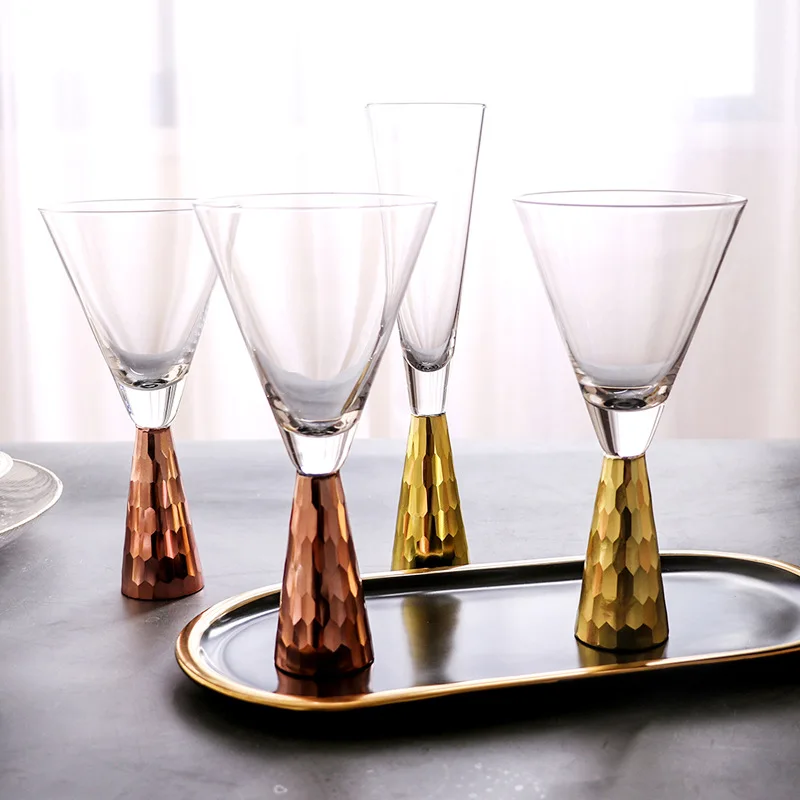 

Goblet Wine Glass High-End Restaurant Home Champagne Red Wine Cup Wedding Banquet Birthday Gift Lead-Free Cups Brandy Glass