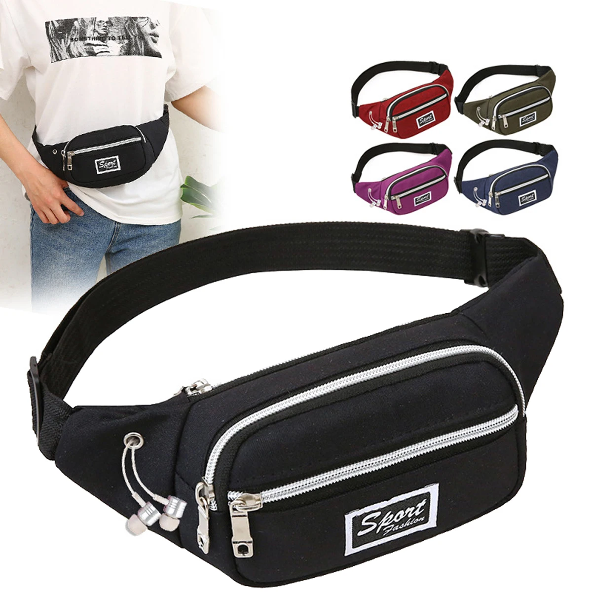 Классическая мужская и женская спортивная сумка для отдыха переносная Холщовая