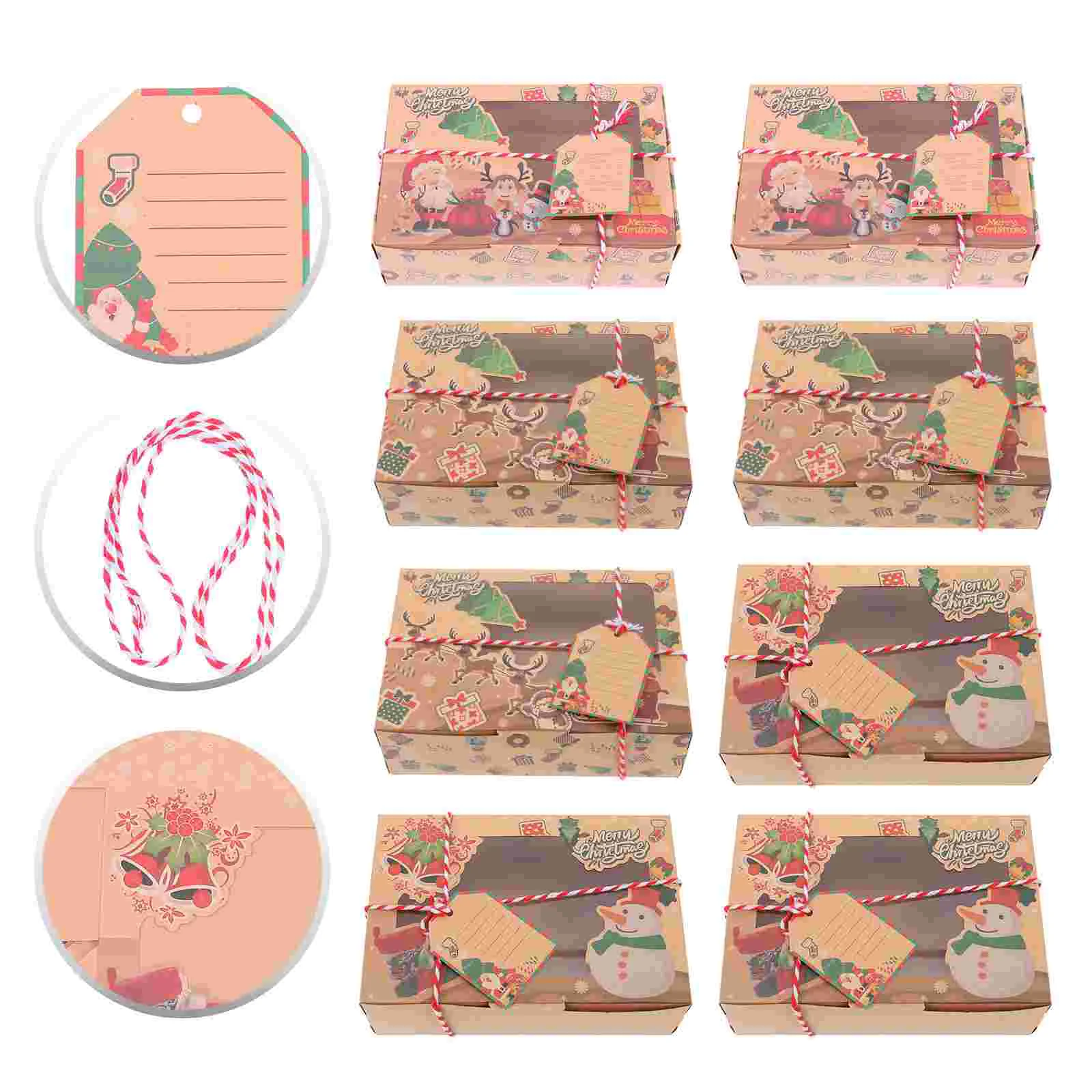 

12 шт., декоративные подарочные коробки для конфет