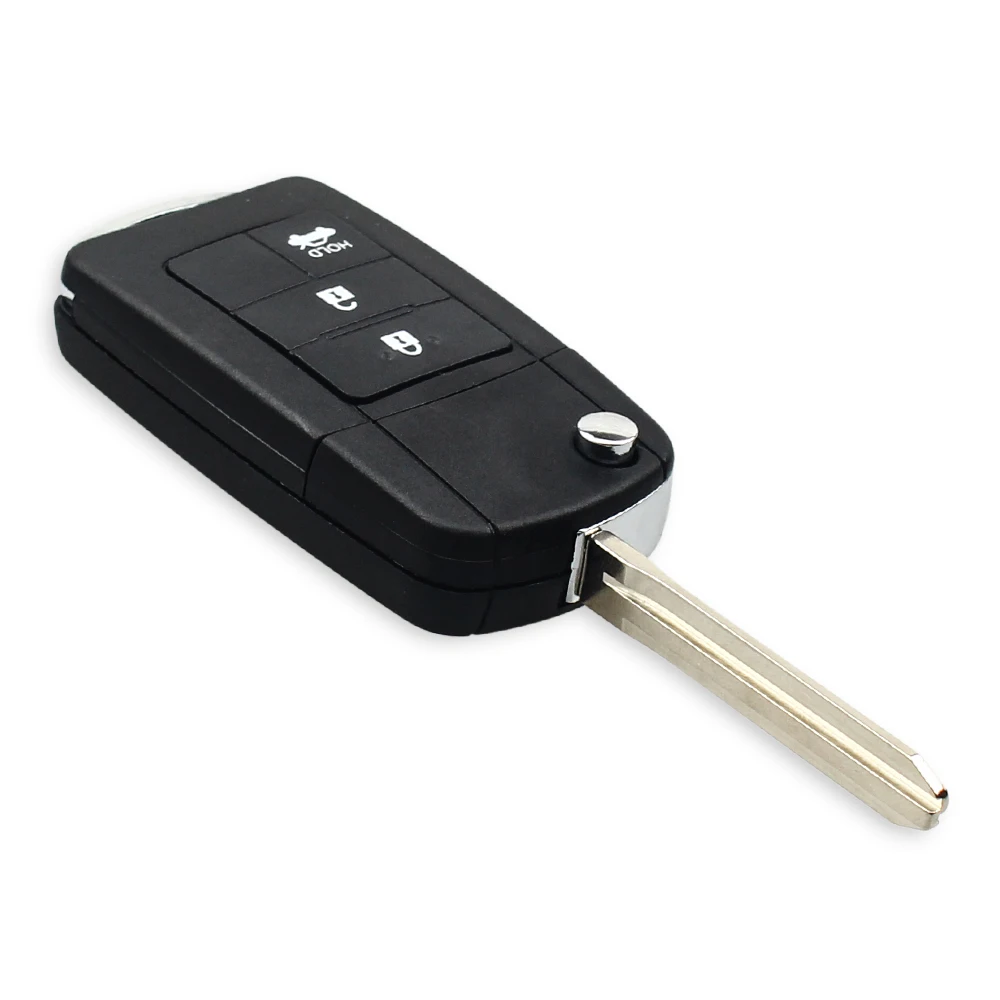 KEYYOU для Toyota CAMRY Corolla Tundra Pruis с TOY43 Blade 2/3/4 кнопки Замена