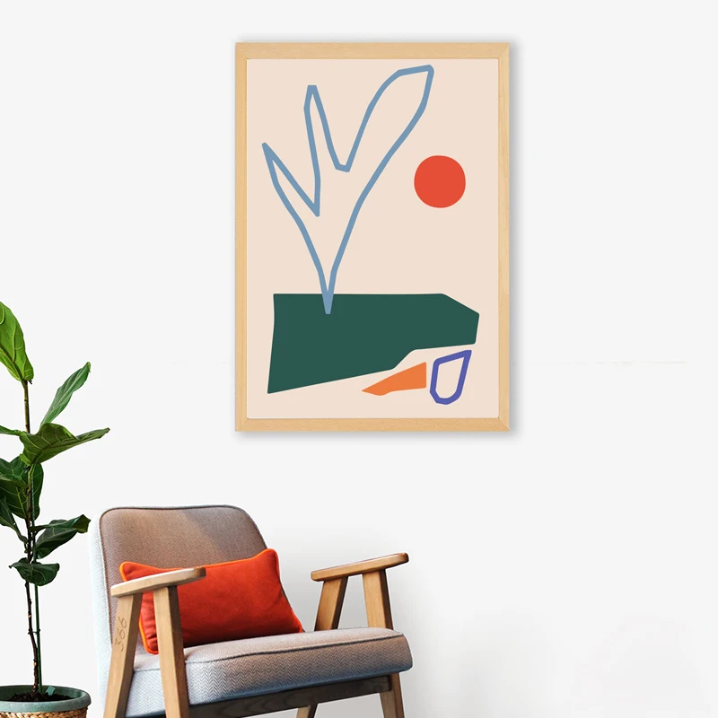 Фото Современные абстрактные Ретро минималистичные мистические глаза художественные принты средневековые Цветные Блоки современная поп-арт холст живопись Настенный декор №2