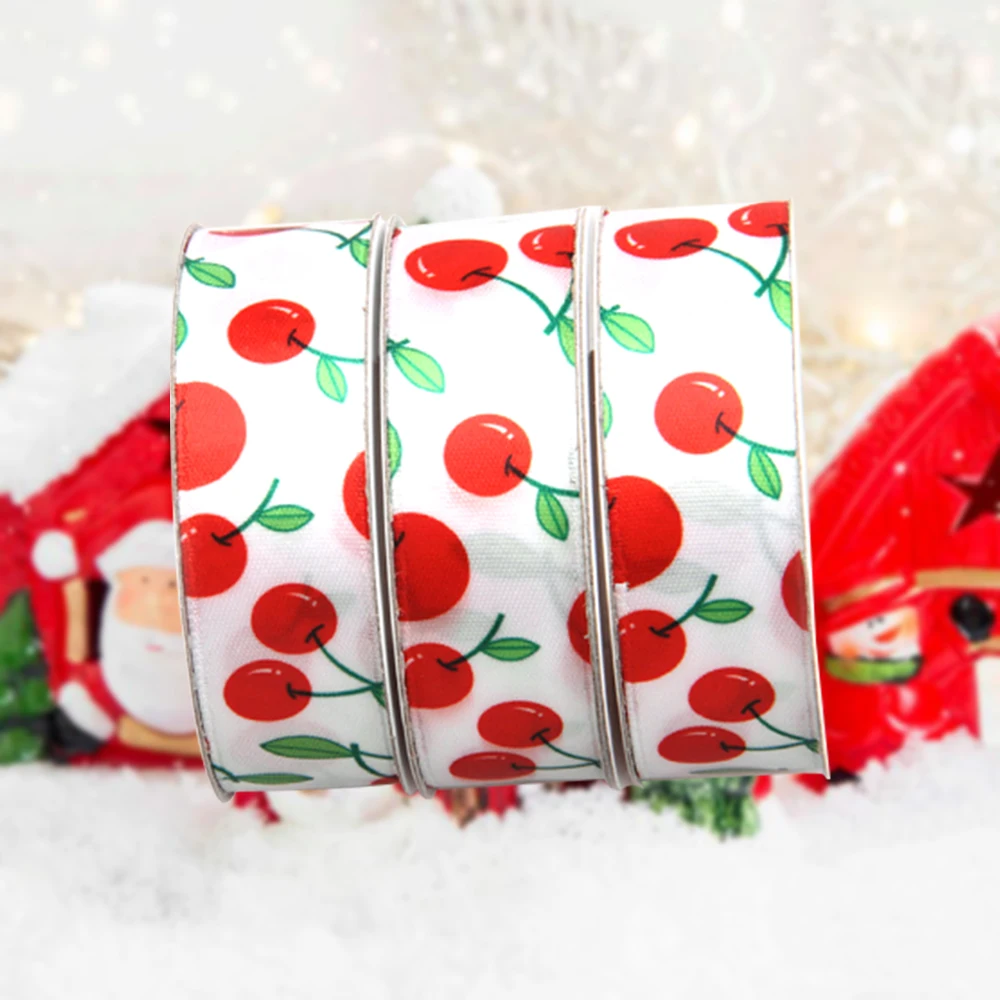 Рождественская наклейка из полиэстера рождественские корсажные ленты сделай