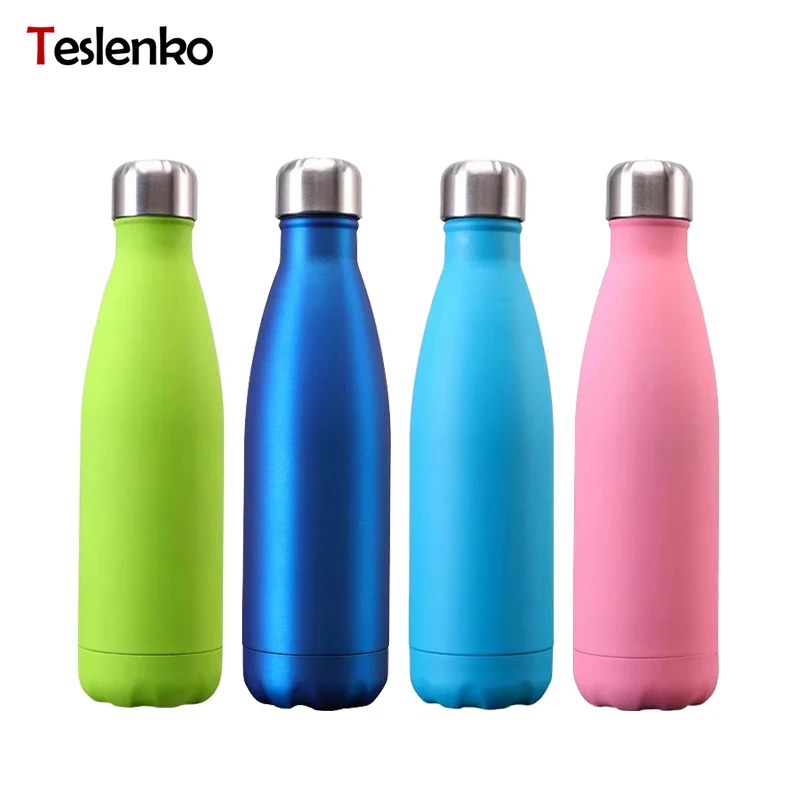 500ml Thermos Bottle For Water Double-Wall Insulated Vacuum Flask Stainless Steel Cup Sports Drinkware Water Bottles