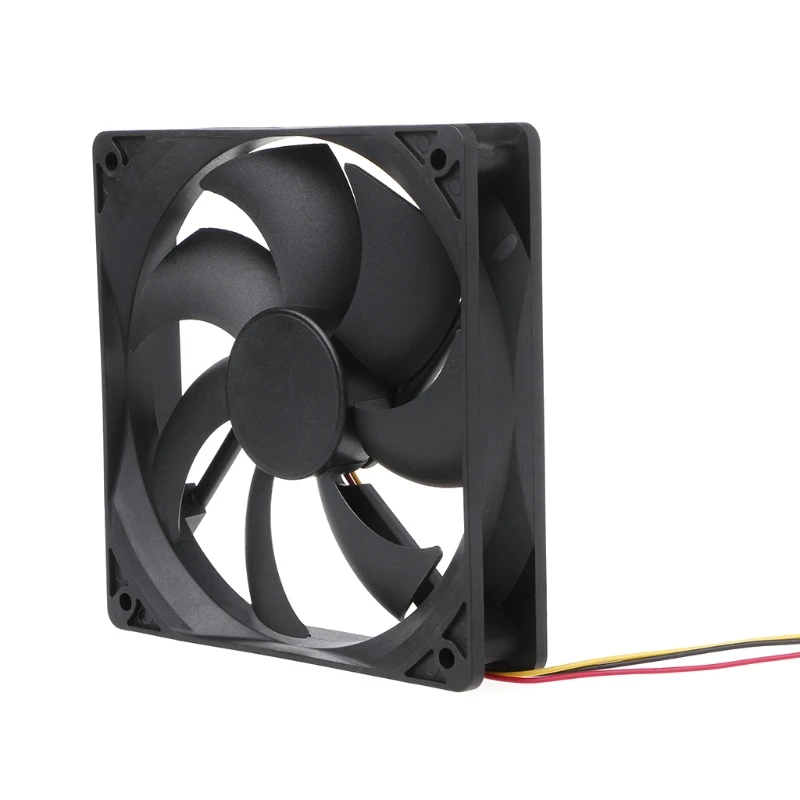 

120x120x25mm DC 12V 0.15A 3 Pin 7-Blade Computer Case Cooling Fan Cooler 12025